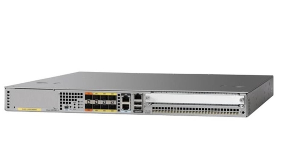 ASR1001-X, Cisco ASR1000 serisi yönlendiricisi, Dahili Gigabit Ethernet portu, 6 x SFP portu, 2 x SFP+ portu