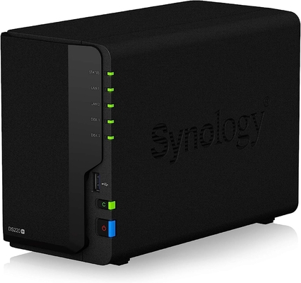 Synology DiskStation DS220+ İş için NAS Sunucusu Celeron CPU, 6GB Bellek, 8TB HDD Depolama, DSM İşletim Sistemi