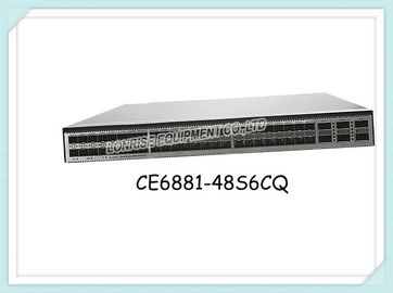 Huawei Ağ Anahtarları CE6881-48S6CQ 48 * 10G SFP + 6 * 100G QSFP28 Fan Ve Güç Modülleri Olmadan