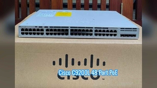 Cisco C9200L 48 Bağlantı Noktalı PoE Anahtarına Genel Bakış