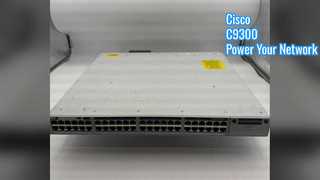 C9300-48P-E, Cisco Catalyst 9300 Anahtarı, 48x1G PoE+/Modüler uplink'ler/Ağ Temelleri