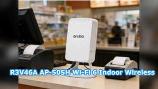 R3V46A AP-505H Wi-Fi 6 İç Mekan Kablosuz Erişim Noktası, 1,77 Gbps, Çift Bant, PoE Destekli, Tavana Montaj