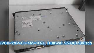 S5700-28P-LI-24S-BAT, Huawei S5700 Anahtar, 28xGig SFP/4x10/100/1000 veya SFP/1 pil yuvası