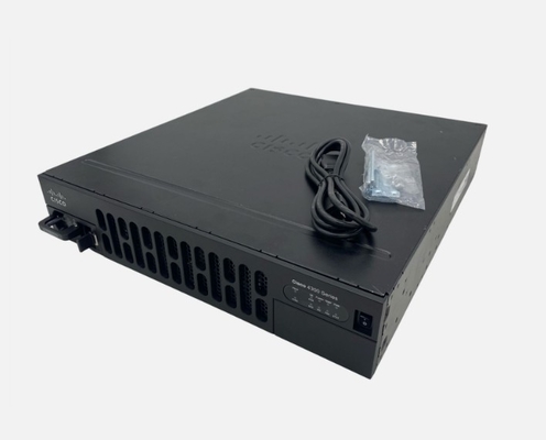 ISR4351-V/K9 200Mbps-400Mbps sistem çıkışı 3 WAN/LAN bağlantı noktası 3 SFP bağlantı noktası çok çekirdekli CPU 2 servis modülü yuvaları