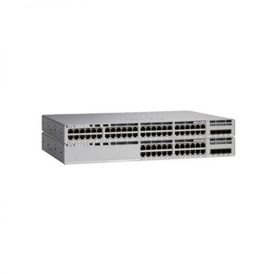 C9200L 48T 4G E Cisco Switch Catalyst 9200L 48 port Veri 4x1 G yüklü bağlantı