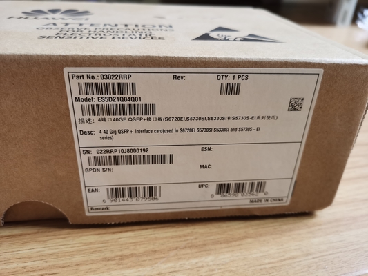 Huawei ES5D21Q04Q01 QSFP+ 40Gbps Arayüz Kartı (S6720EI Serisi için)