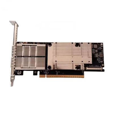 MCX755106AS-HEAT NVIDIA Mellanox ConnectX-7 HHHL Adaptör Kartı, 200GbE ( Varsayılan Mod) / NDR200 IB Çift portlu QSFP112