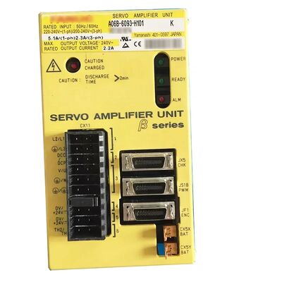 ANUC A06B-6093-H111 Beta Servo Amplifikatör Ünitesi SVU-12, FSSB Arayüzlü, 220-240VAC, Tek Eksenli