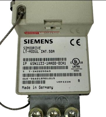 Siemens 6SN1123-1AA00-0CA1 SIMODRIVE 611 Güç Modülü - Endüstriyel Otomasyon için Yüksek Performanslı Servo Sürücü