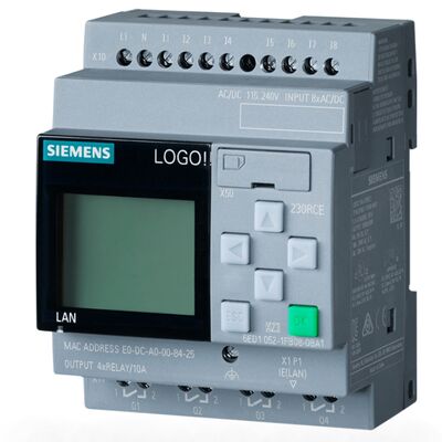 Siemens 6ED1052-1FB08-0BA1 LOGOSU! 230RCE Lojik Modül PLC Röle Çıkışı