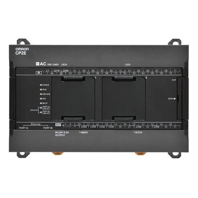Omron CP2E‑N40DT1‑D Kompakt PLC CPU Modülü 24VDC 24DI 16DO PNP Ethernet