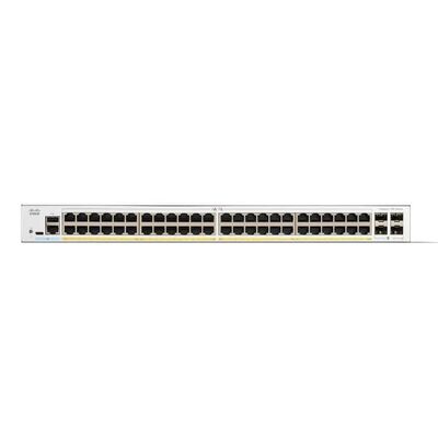 C1300-48P-4G, Cisco C1300 Anahtarı, 48x PoE+ 370W/4x SFP/Raf Montajı