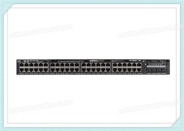 Katman 3 Cisco Fiber Optik Anahtar 8 Bağlantı Noktası POE WS-C3650-48PD-S IP Tabanı IOS Yönetilen
