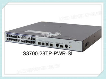 S3700-28TP-PWR-SI Huawei Anahtarı 24x10 / 100 PoE + Limanlar 500 GB AC Güç Kaynağı ile 2 Gig SFP