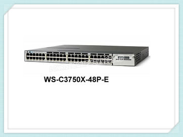 Cisco Enternet Ağ Anahtarı WS-C3750X-48P-E 48 PoE Bağlantı Noktası Profesyonel Yüksek Ölçeklenebilirlik