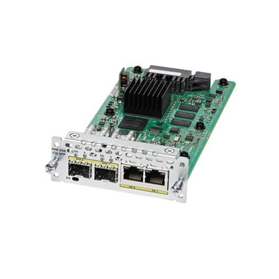 Cisco Ethernet WAN Ağı genişleme Arabirim Modülü NIM-2GE-CU-SFP yüksek yoğunluklu Küçük Form Faktörü Takılabilir (SFP) getiriyor