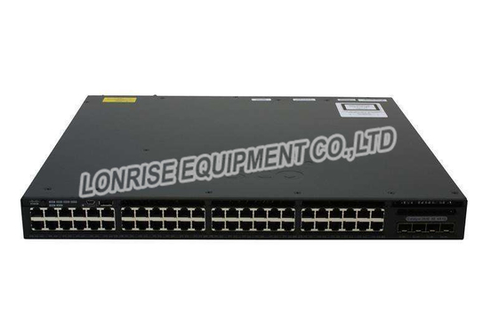 Cisco, WS-C3650-48FS-S Ethernet Bağlantı Noktaları Anahtarı 3650 48 Bağlantı Noktalı Tam Poe Anahtarını göndermeye Hazır