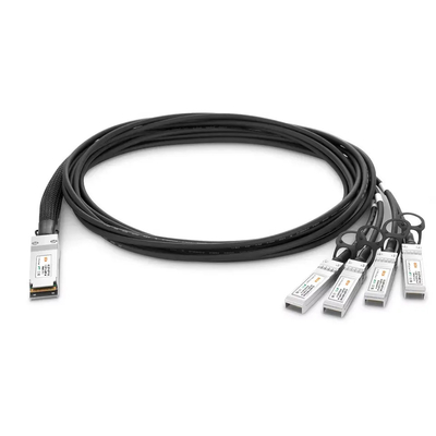 Optik Alıcı Modülü 4xSFP10G Pasif Bakır Splitter Kablosu QSFP-4SFP10G-CU5M