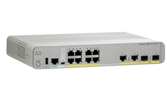 WS-C2960CX-8TC-L 8 Gigabit Ethernet Portları 2 1G SFP ve 2 1G Bakır Uplinks Enhanced Limited