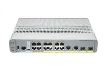 WS-C3560CX-12PC-S 12 portlu kompakt anahtar katmanı 3 POE Ethernet portları 2 SFP & 2GE yukarı bağlantıları