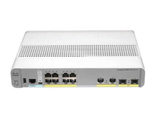 WS-C3560CX-8PC-S 8 - Port Kompakt Değiştirme Katmanı 3 POE- 8 X 10/100/1000 Ethernet Portları