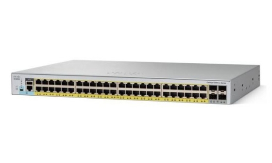 WS-C2960L-48PS-LL Katalizör 2960-L Değiştiricisi 48 Port GigE PoE 4 X 1G SFP LAN Lite ile (Asya Pasifik Bölüm Numarası: WS-C2960)