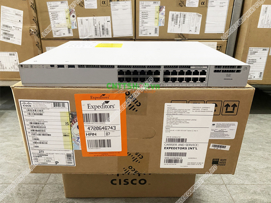 C9200-24T-E yeni mühürlenmiş Cisco 9200 Serisi 24 Port POE Ethernet Switch C9200-24T-E stokta