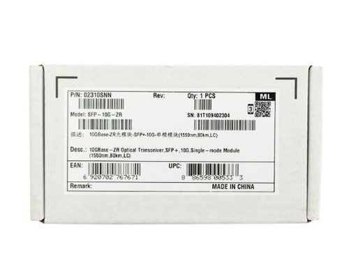 SFP-10G-ZR SFP-10G-ZR - Cisco 10GBASE-ZR SMF için SFP10G Modülü