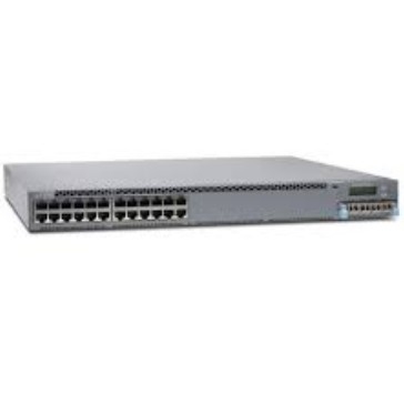 EX3400-24T EX3400 24-Port 10/100/1000BaseT 4 X 1/10G SFP/SFP+ 2 X 40G QSFP+ Fazladan Fanlar Ön-Arka Hava Akışı