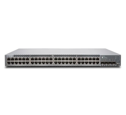 EX3400-48T EX3400 48 Port 10/100/1000BaseT 4 X 1/10G SFP/SFP+ 2 X 40G QSFP+ Fazladan Fanlar Önten Geriye Hava Akışı