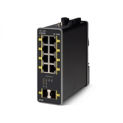 IE 1000 8P2S LM Cisco Endüstriyel Ethernet 1000 Değiştiriciler GUI Temelli L2 PoE Değiştiricileri