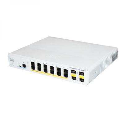 WS C2960C 12PC L Katalizörü 2960 C Serisi FE Değiştiricisi 12 FE PoE 2 x Çift Uplink