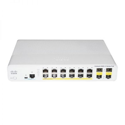 WS C2960C 12PC L Katalizörü 2960 C Serisi FE Değiştiricisi 12 FE PoE 2 x Çift Uplink