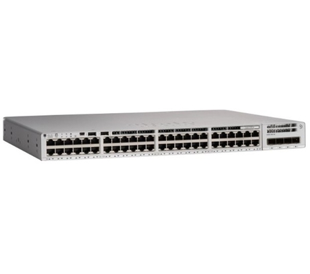 C9300L-48P-4X-A Ağ Avantajı Desteklenir Cisco Catalyst 9300L Değiştiriciler 48 portlu PoE 4X10G yukarı bağlantıları