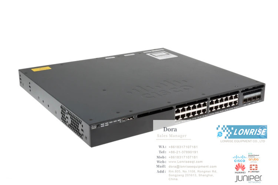 WS-C3650-24PD-S C3650 Serisi Ethernet Switch 24 Port PoE Gigabit Enterprise Switch WS-C3650-24PD-S