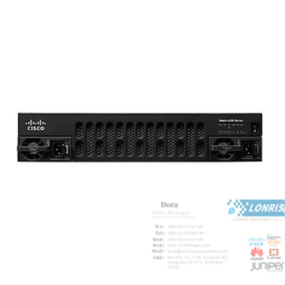 Yeni mühürlenmiş marka ISR 4451 Sec paket yönlendiricisi ISR4451-X-SEC/K9 çalışmaya hazır.