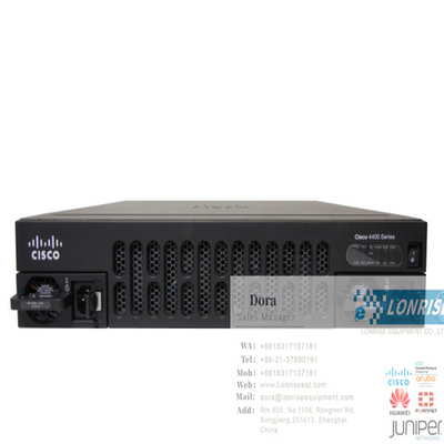 Yeni mühürlenmiş marka ISR 4451 Sec paket yönlendiricisi ISR4451-X-SEC/K9 çalışmaya hazır.