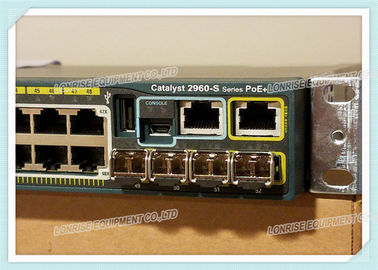 Cisco Switch WS-C2960S-48LPS-L 48 Port Poe Gigabit Ethernet Switch Cisco Network Switch, 370W PoE Güç kaynağı ile 48 Power over Ethernet (PoE) Ethernet 10/100/1000 bağlantı noktasını sunuyor