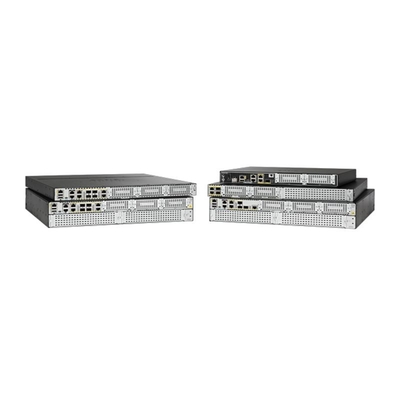 ISR4461 K9 Cisco Router 4 adet GE 3 NIM ISC yuvası 3 SM yuvası 8 GB Flash Bellek varsayılan