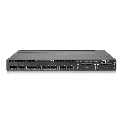 JL075A Aruba 3810 Anahtar 16SFP+ 2 yuvalı Anahtar değiştirilebilir bir fan tepsisi ile birlikte gelir
