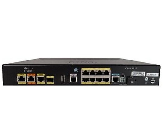 Cisco Router C891F-K9 1 SFP 4 POE Güvenlik Kablosuz Denetleyici AVC WAN