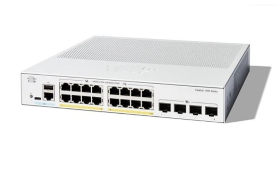 Cisco C1300-16P-4X 16x 10/100/1000 Portlar 120W Güç Bütçesi ile PoE+ Portlar 4x 10 Gigabit SFP+ Rack-Mountable
