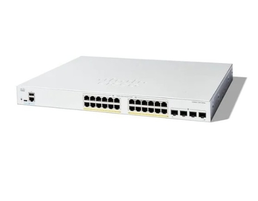 C1300-24FP-4GCisco Değiştiricileri Cisco Değiştiricileri 24x 10/100/1000 PoE+ portları 370W güç bütçesi ile