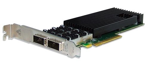 PE340G2QI71 Çift Port Fiber 40 Gigabit Ethernet PCI Express Sunucu Adaptörü Silicom