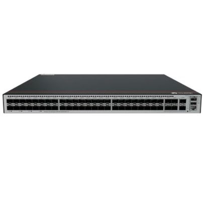 S5735-S48S4XE-V2 48*GE SFP portları 4*10GE SFP+ portları 2*12GE güç modülü olmayan yığma portları