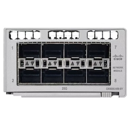 C9300X-NM-8Y Katalizör 9300 Serisi Ağ Modülü Genişleme Modülü 1gb Ethernet 10gb/25gb Ethernet Sfp X 8