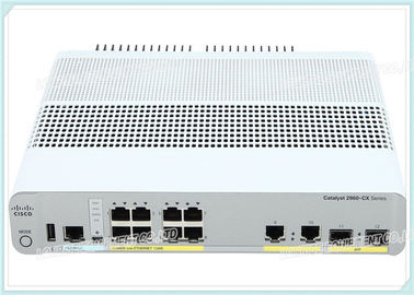 WS-C2960CX-8PC-L Cisco Ethernet Network Switch Cisco Catalyst 2960-CX 8 Port PoE LAN Base 8 Gigabit Ethernet POE + portlarını 2 x 1 Gigabit bakır ve 2 x 1 Gigabit SFP yukarı bağlantıları ile donatır