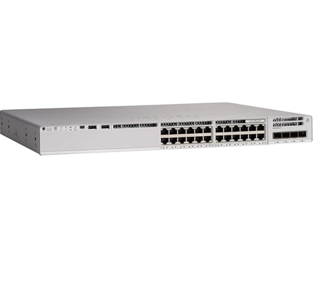 C9200L-24P-4G-E
Catalyst 9200L, Güvenli ve Ölçeklenebilir Kurumsal Ağı için Ağ Temellerini Destekleyen 4x 1G Uplinks ile 24 portlu PoE + Değiştiricisi