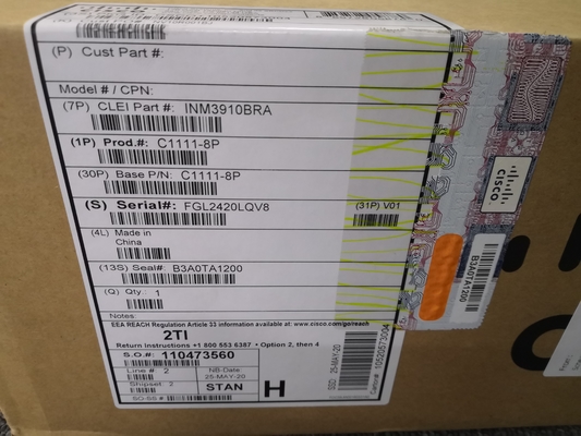 Cisco ISR 1100 C1111-8P Yönlendirici 8 Portlu Çift GE WAN 1Gbps