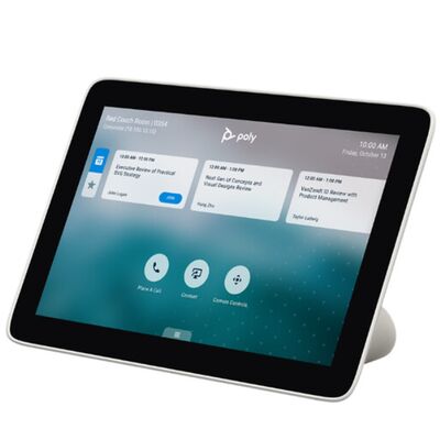 POLY GC8: USB-C/HDMI ve Microsoft Teams Sertifikasyonu ile Video Konferans için 8" HD Dokunmatik Kontrol Cihazı